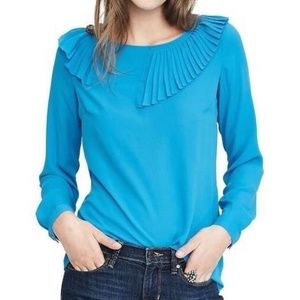 Banana Republic Asymmetrical Pleated Top Blouse